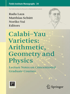 cover image of Calabi-Yau Varieties